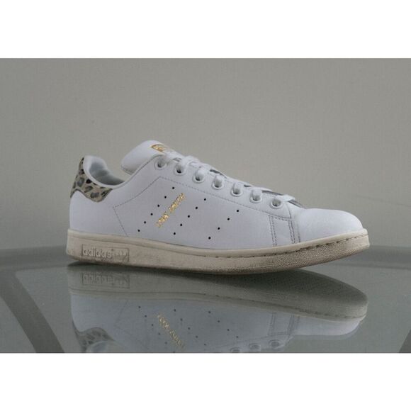 Adidas Stan Smith Leopard Cheetah Cat Gold Foil IE4634 Women's Size 9.5 - Picture 1 of 8